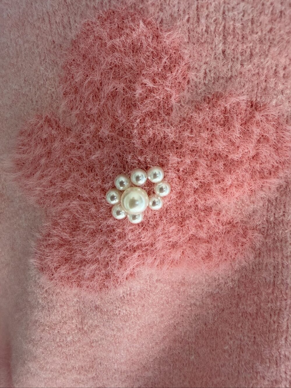Soft Women's Nanette Lepore size small Pink Floral Pearl Button Cardigan - Picture 3 of 11